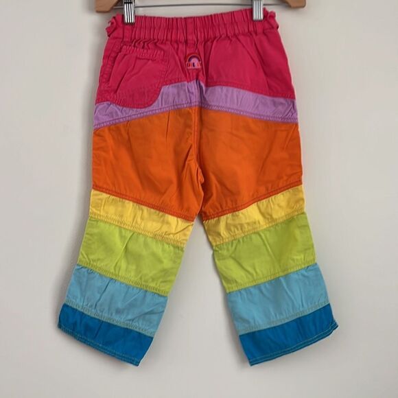 Oilily Rainbow Color Block Cotton Pants - Picture 7 of 9